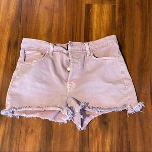 Fringe Jean shorts
